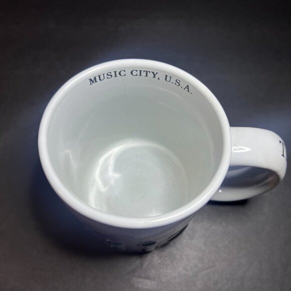 Music City Nashville Tennessee Large 16oz City Line, Guitar & Banjo Souvenir Mug - Picture 5 of 7
